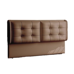 Eco-Leather <b>Headboard</b> Upholstered Solid Wood Modern Style <b>Floor</b> <b>Standing</b> Design - Product Image 5