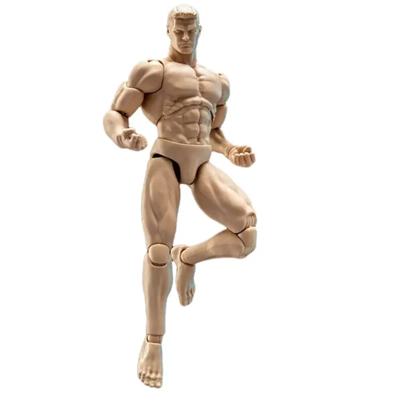 Benutzer definierte männliche Körper 1/12 Maßstab Action figuren OEM Kunststoff Figur Spielzeug PVC Muskulös Starke Miniatur Figur Körper puppe Sammlerstück