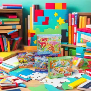 Pre-Sale 60pcs Jigsaw Puzzle 3d Puzzle New Design Cartoon Puzzle For Educational Learning Different Styles For Children Kid