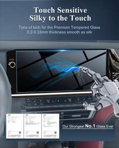2025 Camry (XLE/XSE) Protector de pantalla de vidrio templado brillante de 12,3 pulgadas Dureza 9H Función GPS Pantalla táctil de 0,3mm Coche - Product Image 4