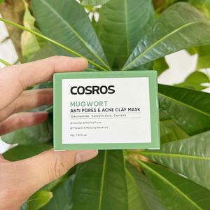 Masque d'<span class=keywords><strong>argile</strong></span> nettoyant en profondeur à l'armoise, formule naturelle, pour minimiser les pores, réduire l'acné et lisser le visage – Traitement facial personnalisé OEM - Product Image 6