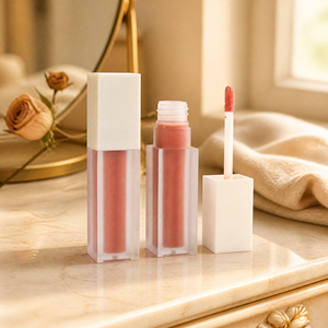 Vente en gros OEM DIY <span class=keywords><strong>Gloss</strong></span> à lèvres végétalien minéral hydratant haute pigmentation mat brillant waterproof Huile à lèvres Emballage personnalisé - Product Image 2