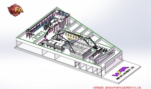 Équipement multifonctionnel pour ligne d'abattage de moutons : levage, découpe, lavage, refroidissement pour usine de transformation d'agneaux - Product Image 4