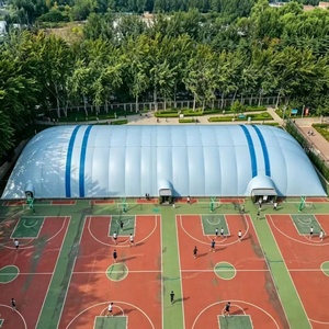 Dôme sportif à structure membranaire à grande portée pour terrains de tennis, matériau PVC, design contemporain, installation facile - Product Image 2