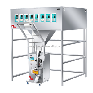 Máquina de Llenado Automática de Alta Velocidad con Múltiples Cabezales para Nueces, Cereales, Harina, Especias, Snacks, 50-1000g, Neumática, PLC, Pesaje, Empaquetado y Sellado de Bolsas - Product Image 2
