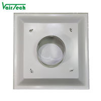 Diffuseur d'air par Ventilation portable, ventilateur de plafond carré à 4 voies en métal vip