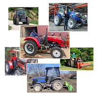 Tractor Agrícola Dinámico de 100HP 4x4 con Cabina con Aire Acondicionado, Sistema Hidráulico Robusto, Alta Capacidad de Elevación y Tareas de Campo Modernas