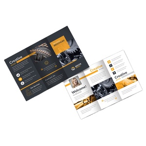 2025 Neue Pulida Maßgeschneiderte Gefaltete Broschüre A4 A5 A6 Flyer Werbe-Druckbroschüre Dreifach Gefaltete Broschüre Einführungshandbuch - Product Image 3