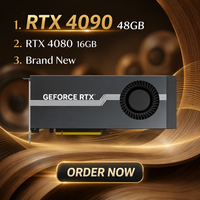 Kartu Grafis RTX 4090 48GB GDDR6X RTX 4080 16GB AI Training 8K Gaming GPU OEM Grosir Pabrik Kartu Video