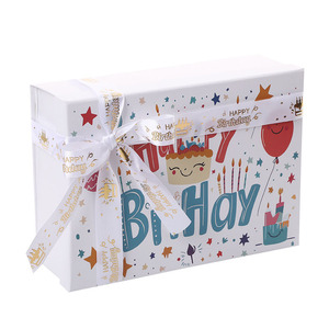 <span class=keywords><strong>2025</strong></span> Hot Bán Chất Lượng Cao Sinh Nhật Bao Bì Hộp Giấy Cứng Nhắc Tông Đảng Hộp Quà Tặng Với Ribbon Cho Đảng Trang Trí - Product Image 4