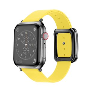 Bracelets de montre en <span class=keywords><strong>cuir</strong></span> PU en microfibre moderne à boucle magnétique en métal pour femmes pour <span class=keywords><strong>Apple</strong></span> <span class=keywords><strong>Watch</strong></span> Ultra 49mm 45mm 44mm Série 10 9 8 7 6 4 - Product Image 2