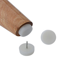 Protection de sol antidérapante pour pieds de table et de chaise, patins en nylon avec clous, protecteur de meubles, patins en nylon avec clous