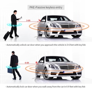 EASYGUARD PKE Système d'alarme de voiture sans clé, démarrage automatique, bouton de démarrage, application NFC pour smartphone, clés de style Volkswagen - Product Image 4