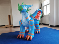 Goebele — dragon volant gonflable personnalisé, modèle pour décor de dessins animés
