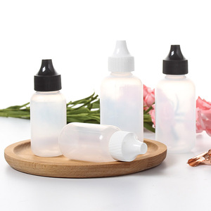 30ml/1oz LDPE flaconi contagocce vuoti di plastica con tappi per liquidi cosmetici sieri di cura della pelle medicina - Product Image 1