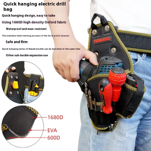 Bolsa de Cintura Multifuncional para Trabajos de Madera, Bolsa para Taladro Eléctrico de Colgado Rápido, Bolsa de Herramientas Reforzada - Product Image 2