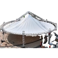 Truss de aleación de aluminio para techo circular plegable y portátil con certificación TUV CE, truss de perno fácil de montar para actividades de eventos de escenario