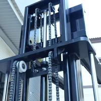 Chariot élévateur électrique autoporté à grande portée 5500 mm, capacité 1,5T/2T, mât triplex, hauteur de pliage compacte 2500 mm, certifié ISO