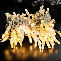 Bestseller 110V IP67 Wasserdichte Warmweiße LED-Gummilichterkette 10M 100LED für Weihnachtsbäume