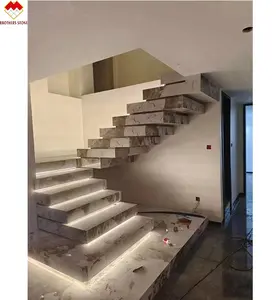 Escalera <span class=keywords><strong>de</strong></span> piedra sinterizada, escalones <span class=keywords><strong>de</strong></span> porcelana <span class=keywords><strong>de</strong></span> mármol Artificial Popular <span class=keywords><strong>Pandora</strong></span> - Product Image 1