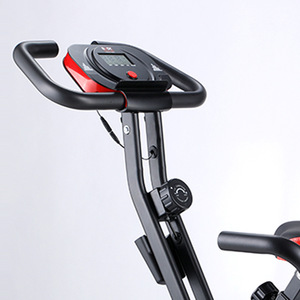 Upright Exercise Bike Magnetic Resistance Foldable With <b>Backrest</b> For Home Indoor Fitness Weight Loss Workout Equipment - Product Image 4