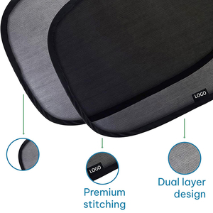 Pare-soleil de fenêtre de voiture en nylon personnalisé ODM, réfléchissant les rayons UV, pliable, visières de voiture pour enfants pour <span class=keywords><strong>Toyota</strong></span> Corolla et Tesla, promotion de pare-soleil réel - Product Image 5