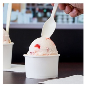 Biểu tượng tùy chỉnh 5oz Ice Cream giấy dùng một lần Takeaway Ice Cream giấy thực phẩm <span class=keywords><strong>container</strong></span> - Product Image 6