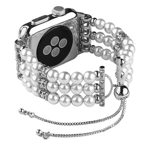 Intentarlo de nuevo de fábrica de cristal y Perla diseño de banda de reloj para Apple Watch serie 4 5 banda - Product Image 6