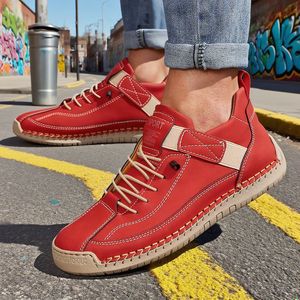 <span class=keywords><strong>Scarpe</strong></span> Penny Boat da <span class=keywords><strong>Uomo</strong></span> in Pelle Traspirante, <span class=keywords><strong>Ortopediche</strong></span>, con Suola Piatta per Attività all'Aperto, Escursionismo e Camminata - Product Image 2