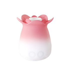 เครื่องสั่นรูปดอกไม้แบบดูดและสั่นสำหรับผู้หญิง ชาร์จผ่าน USB ของเล่นผู้ใหญ่ - Product Image 2