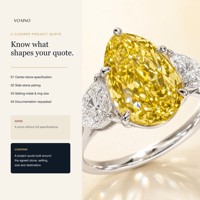 Bague à trois pierres en diamant jaune intense fantaisie en forme de poire de 10 carats, bijoux en vrac