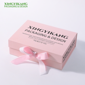 XYK pliable plat impression <span class=keywords><strong>emballage</strong></span> coffrets cadeaux en <span class=keywords><strong>carton</strong></span> Logo impression magnétique fermetures cadeau boîtes en papier gaufrage éponge paquet - Product Image 4