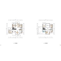 Maisons et villas légères à ossature acier, bâtiments postmodernes à deux étages, isolation thermique, ignifuges, écologiques, salle de bain