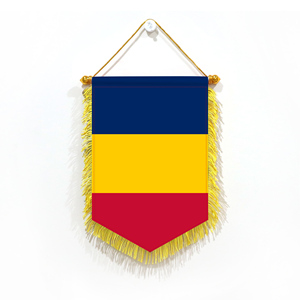 Wholesale 20x30cm Mini Pennant Car Flags <b>Small</b> Chad Wall Decor Display Accessories with Digital Printing Hanging Ornaments - Product Image 1