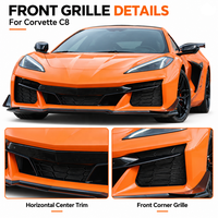 Pare-chocs avant style Z06 pour Chevrolet Corvette C8 2020-2024, kit de carrosserie de mise à niveau, conversion de lifting de véhicule