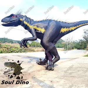 Jurassic Park World 4.2M Bare-legged D-REX Dinosaur Costume Realistic Lightweight Walking Dinosaur Performance Suit - Product Image 1
