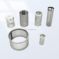 Filtre tubulaire perforé en acier inoxydable de haute précision, filtre tubulaire en maille personnalisé selon le dessin