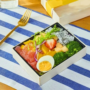 Plateau en bois d'aspen avec couvercle à fermeture magnétique, logo personnalisé, boîte alimentaire végétarienne, emballage écologique, produit très vendu - Product Image 1