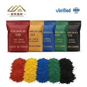 Additif colorant pour béton en poudre microfine à haute couvrance, testé ISO9001, pour la construction extérieure, pigment d'oxyde de fer - Product Image 2