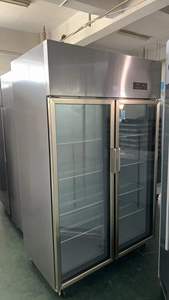 Réfrigérateur commercial à grande capacité avec porte en verre transparent, réfrigérateur de cuisine en acier inoxydable à vendre - Product Image 6