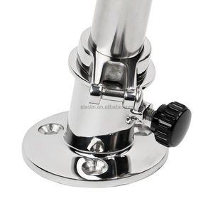 <span class=keywords><strong>Support</strong></span> de mât de drapeau 18/24/30/36/42/48/57 pouces mât de drapeau marin en acier inoxydable 316 mât de drapeau de camion de Yacht avec ensemble de montage de Base - Product Image 4