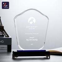 Trofeos de Cristal al por Mayor, Placas Personalizadas con Impresión de Letras, Grabado Personalizado, Estilo Deportivo, Decoración para Bodas