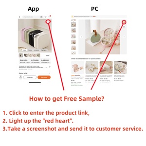 도매 여행용 주얼리 케이스 휴대용 반지 귀걸이 목걸이 보관 정리함 맞춤 제작 PU 가죽 소형 보석함 - Product Image 3
