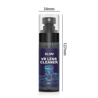 Kit de nettoyage anti-buée pour lentilles de lunettes, solution de nettoyage anti-buée pour lunettes VR, ensemble de chiffons en microfibre
