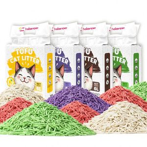 Litière pour chat en tofu agglomérante, écologique, personnalisable avec logo BSCI et parfum sur mesure - Product Image 1