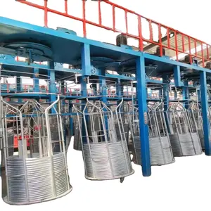 Mesin Galvanis Kawat Baja Celup Panas Berkualitas Tinggi Mesin Pembuat Kawat Seng