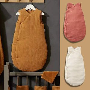 Nouveau Sac de Couchage Bébé en Mousseline de Coton Ultra Doux et Léger, Respirant, Fermeture Éclair Hiver - Product Image 3