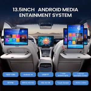 Nueva Pantalla Giratoria de 13.5 Pulgadas con Android 11 para Asiento Trasero, Publicidad en Taxis, WiFi, Mirror Link, Monitor para Reposacabezas - Product Image 5