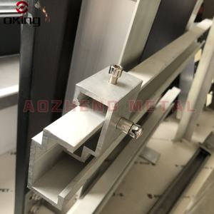 Support de mur rideau en alliage d'aluminium de type différent personnalisé pour système de revêtement en pierre - Product Image 4