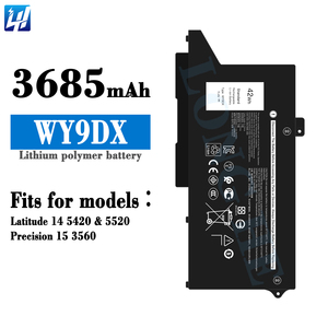 3685mAh 11.4V WY9DX <span class=keywords><strong>Laptop</strong></span> Batterij voor <span class=keywords><strong>Dell</strong></span> Latitude14 5420/5520/Precision15 3560 Notebook Batterij - Product Image 2